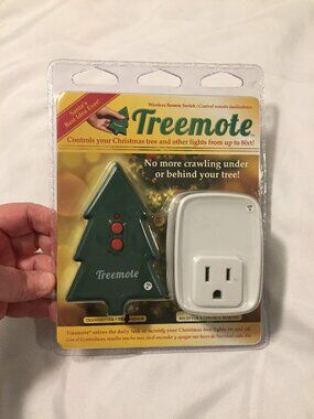 Treemote Christmas Tree Remote Control Box Controls Tree & Lights up to 100 Feet